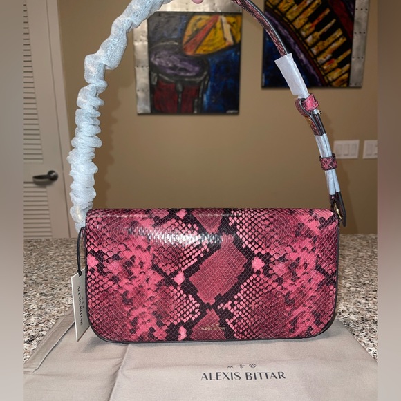 ALEXIS BITTAR Twisted Gold Baguette Bag— NWT - Picture 12 of 17